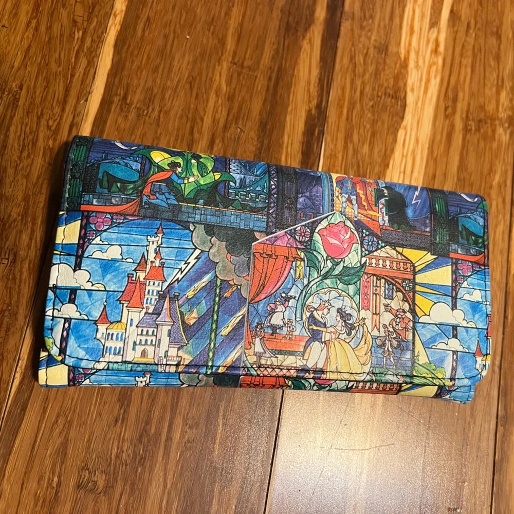 Beauty and the beast Wallet with Multiple Card Slots - Picture 1 of 3